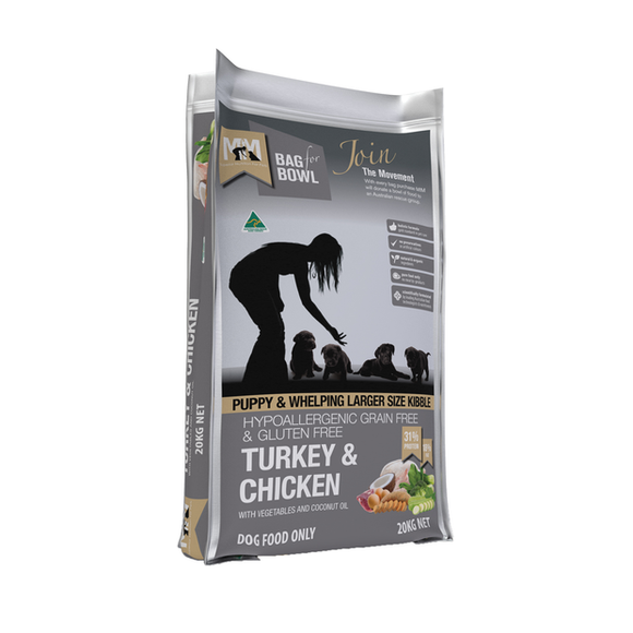 Meals for Mutts Turkey & Chicken Puppy & Whelping Grain Free